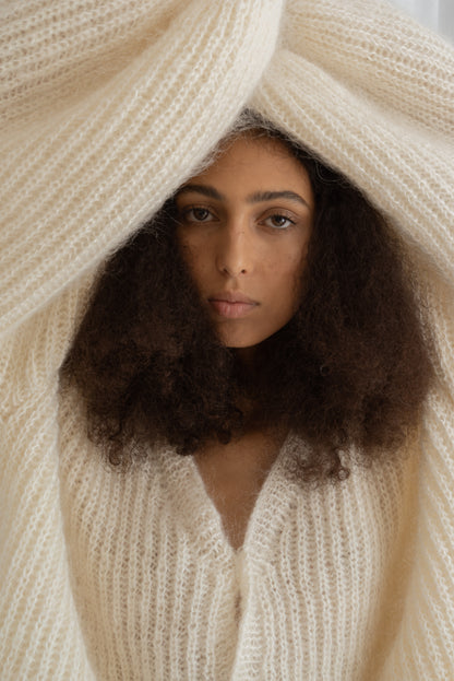 Rozpinany Sweter Cloudine Oversize Cardigan