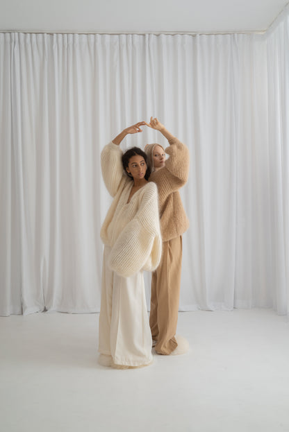 Rozpinany Sweter Cloudine Oversize Cardigan