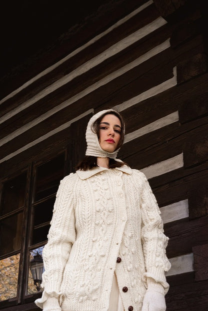 Rozpinany Sweter Babushka Cardigan