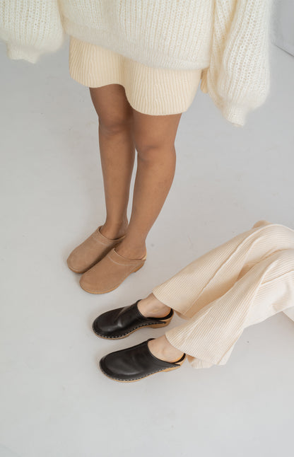 Beige Wood O'Clog